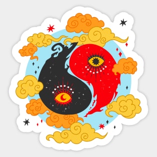 Yin Yang Sticker